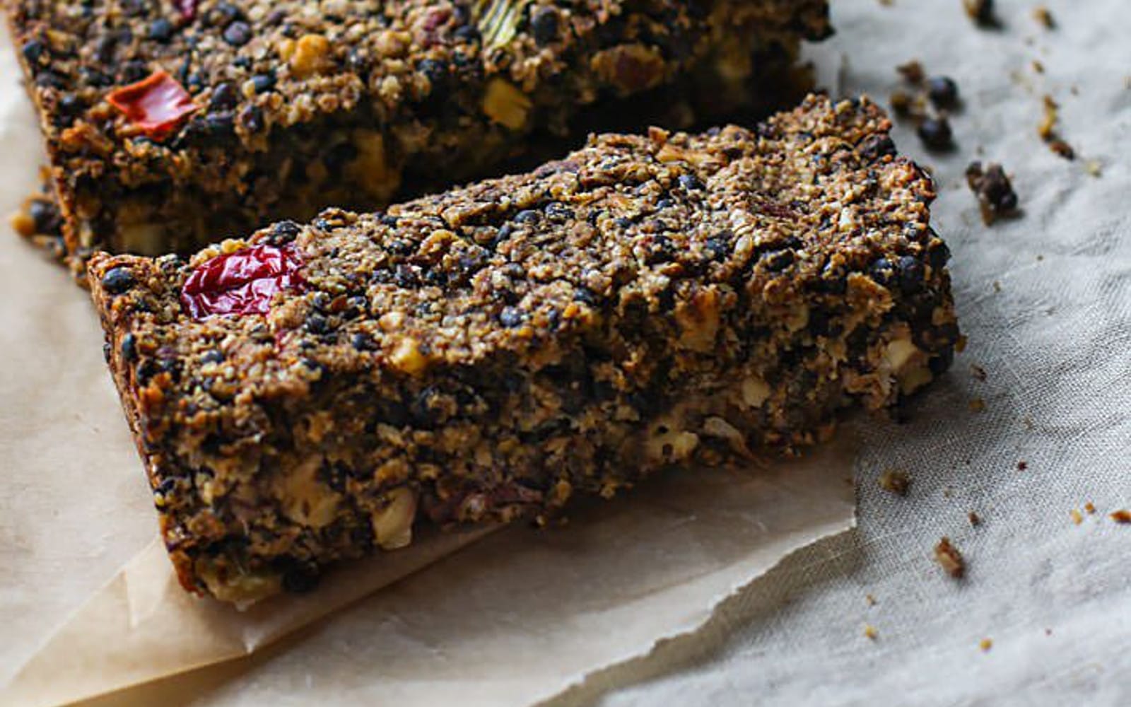 Cranberry Lentil Loaf With Maple Glaze