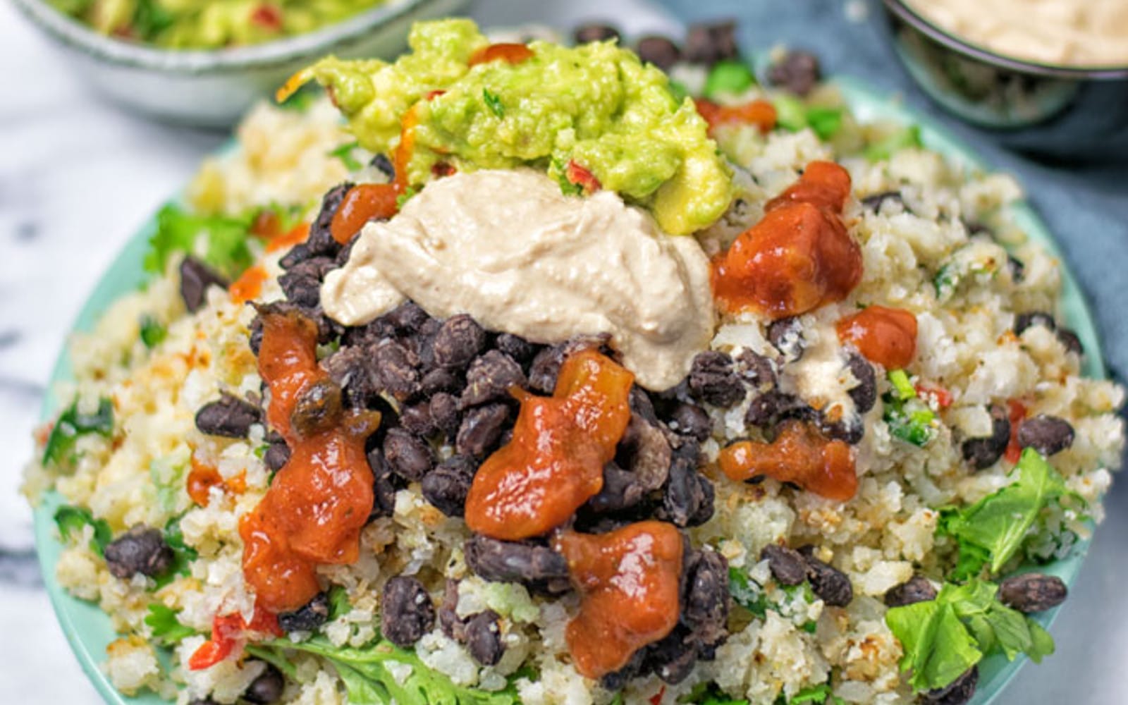 Vegan Mexican Fiesta Cauliflower Rice 