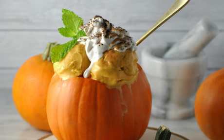 Pumpkin Spice Latte Ice Cream 6