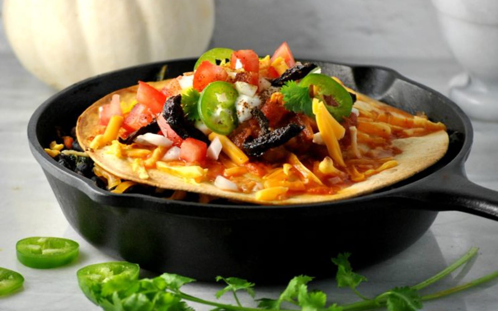 Skillet Breakfast Quesadilla 1