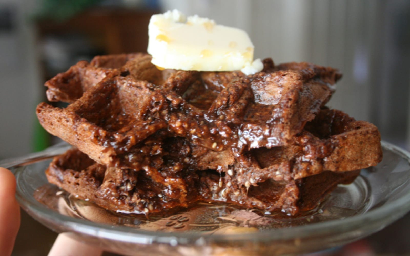 brownie-waffles