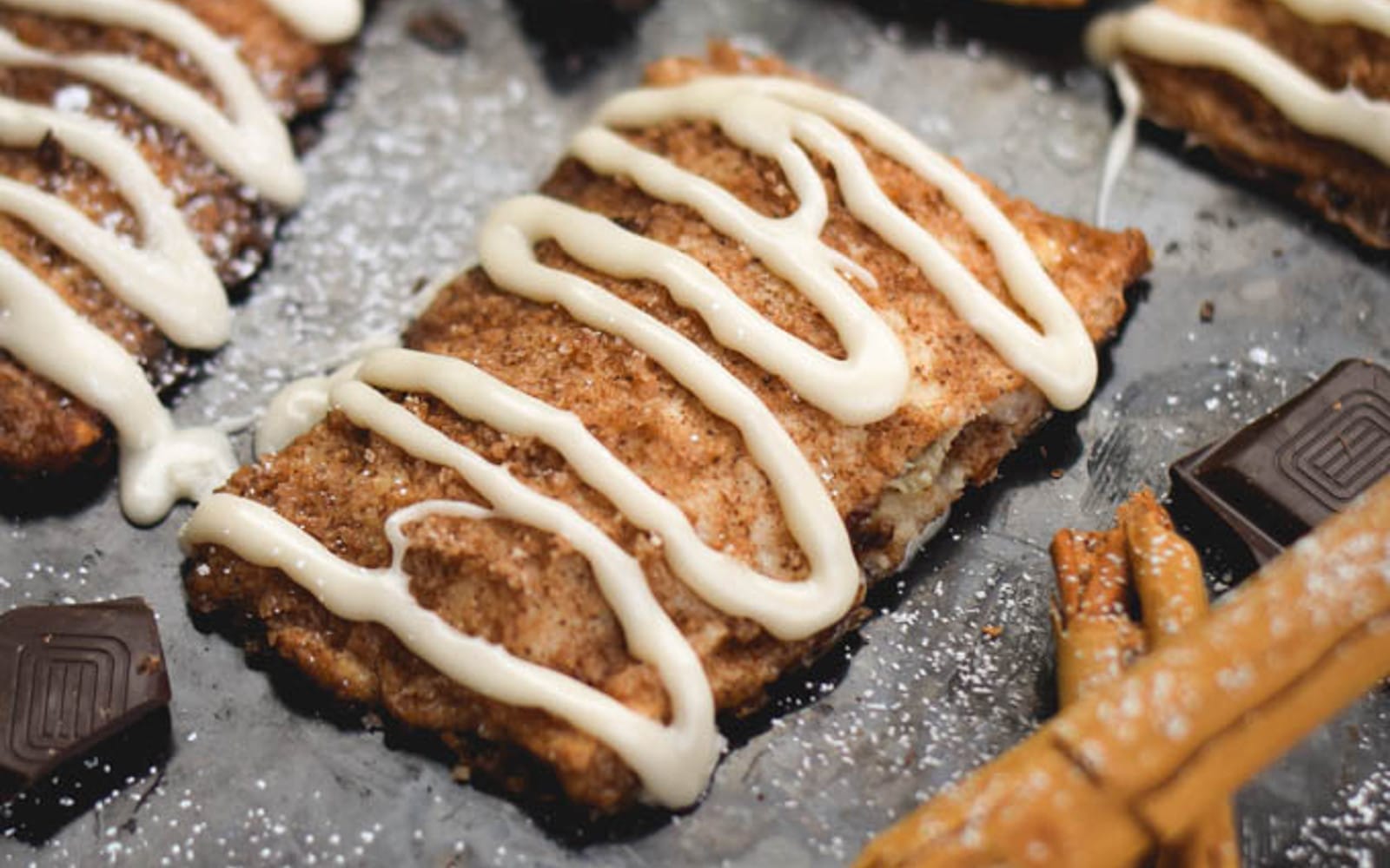 Chocolate Chip Churro Cheesecake Pop Tarts