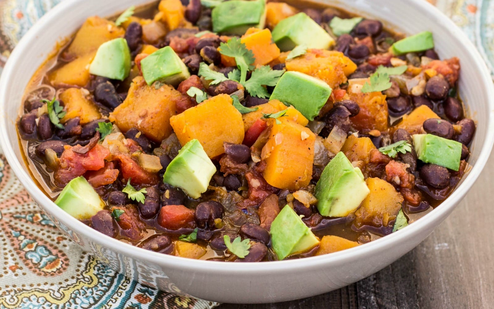 Vegan Butternut Squash and Black Bean Chili - One Green Planet