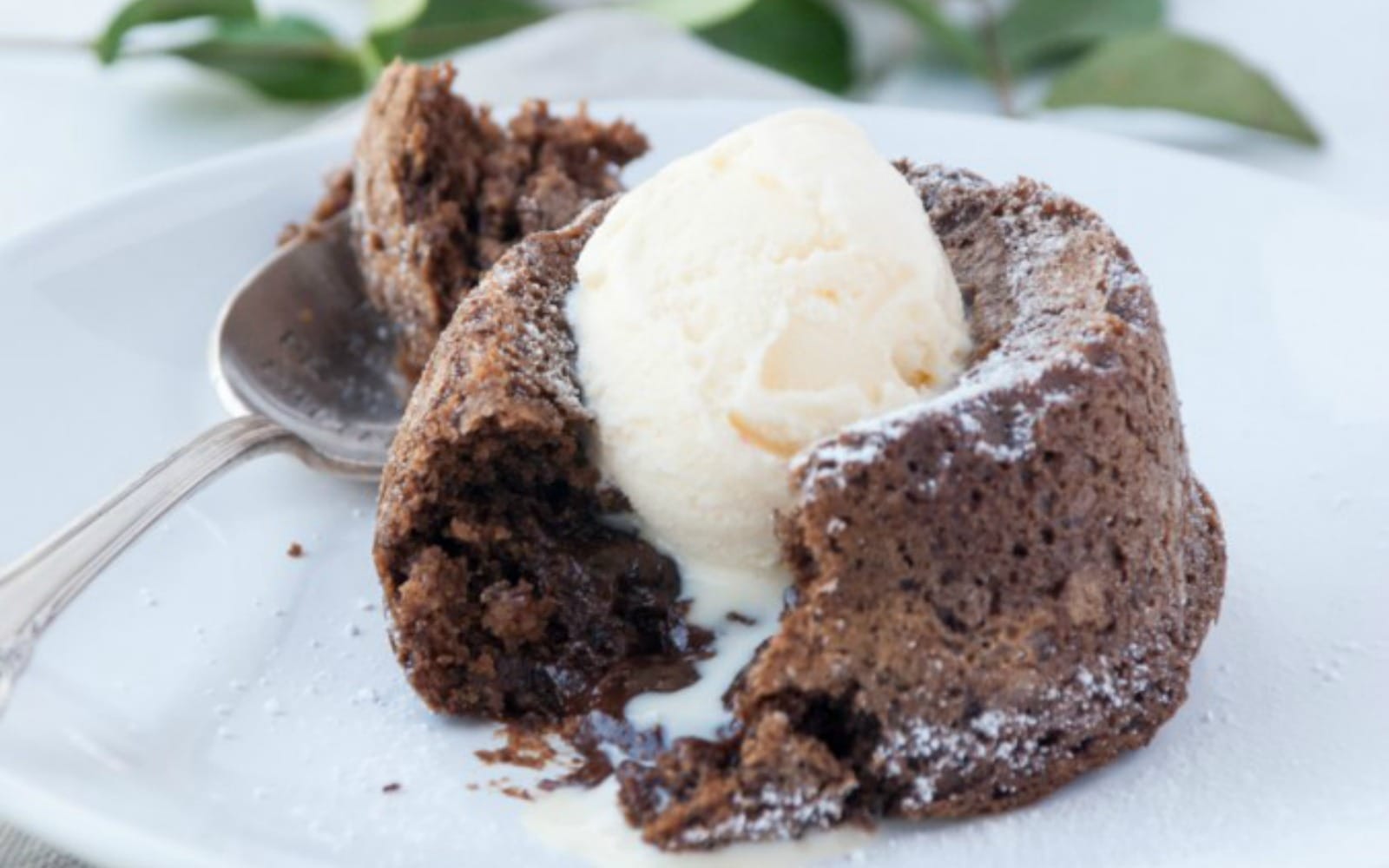 Healthy Single Serving Lava Cake [Vegan, Gluten Free]