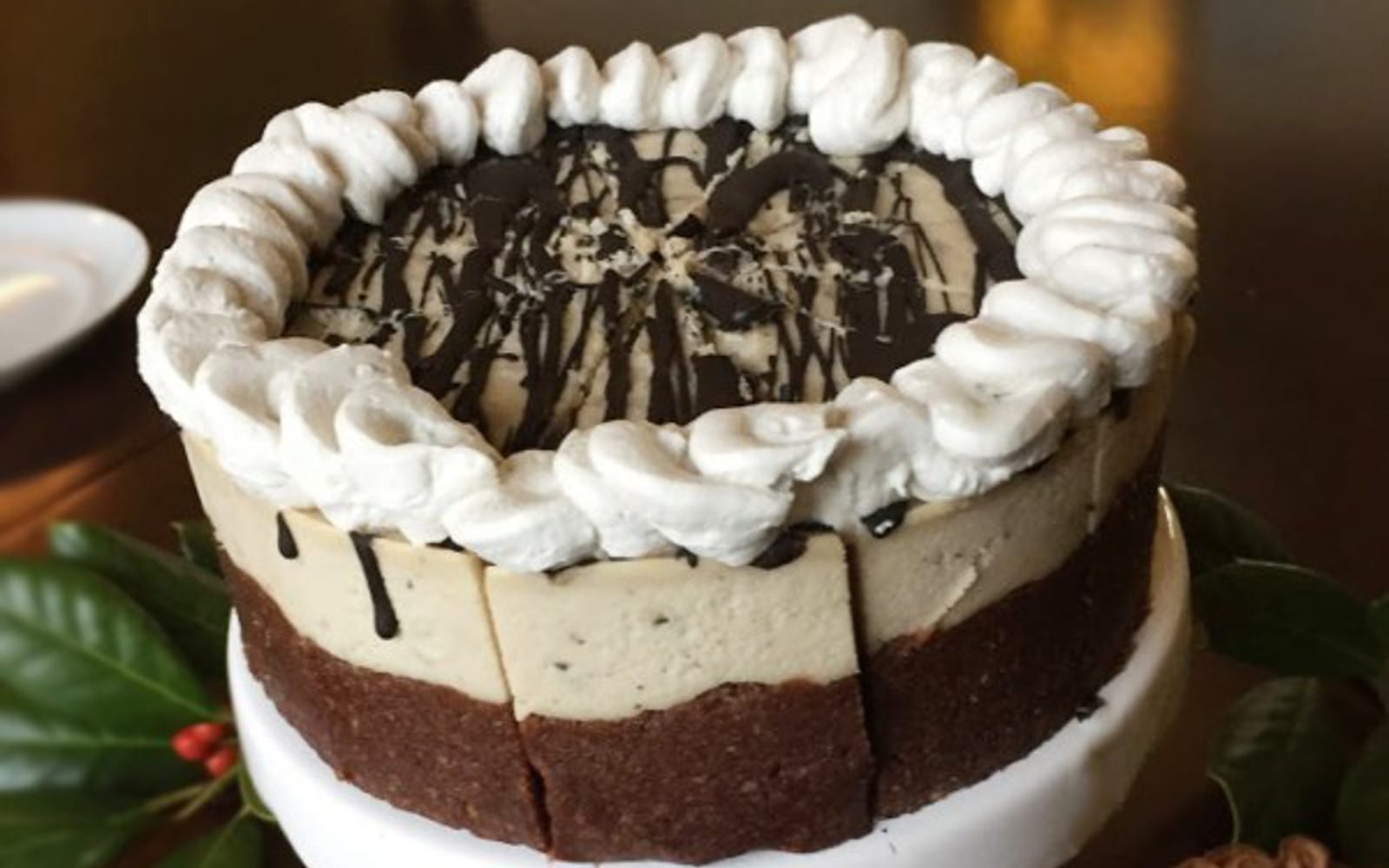Mint Chip Cheesecake b
