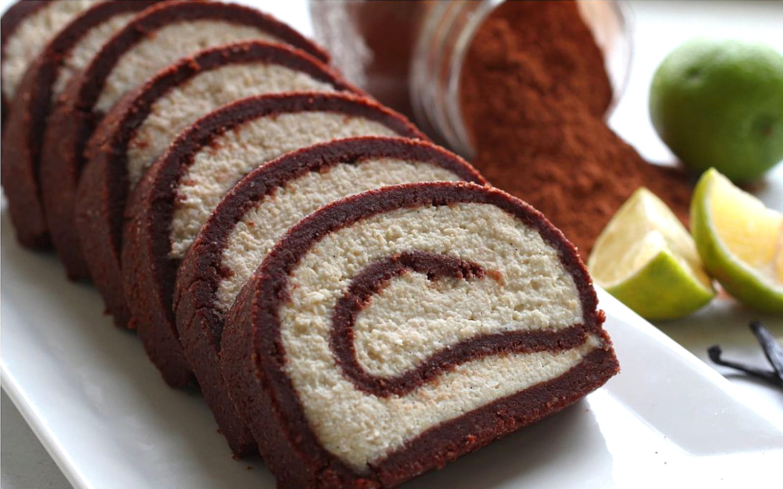 Raw Cocoa Vanilla Roll