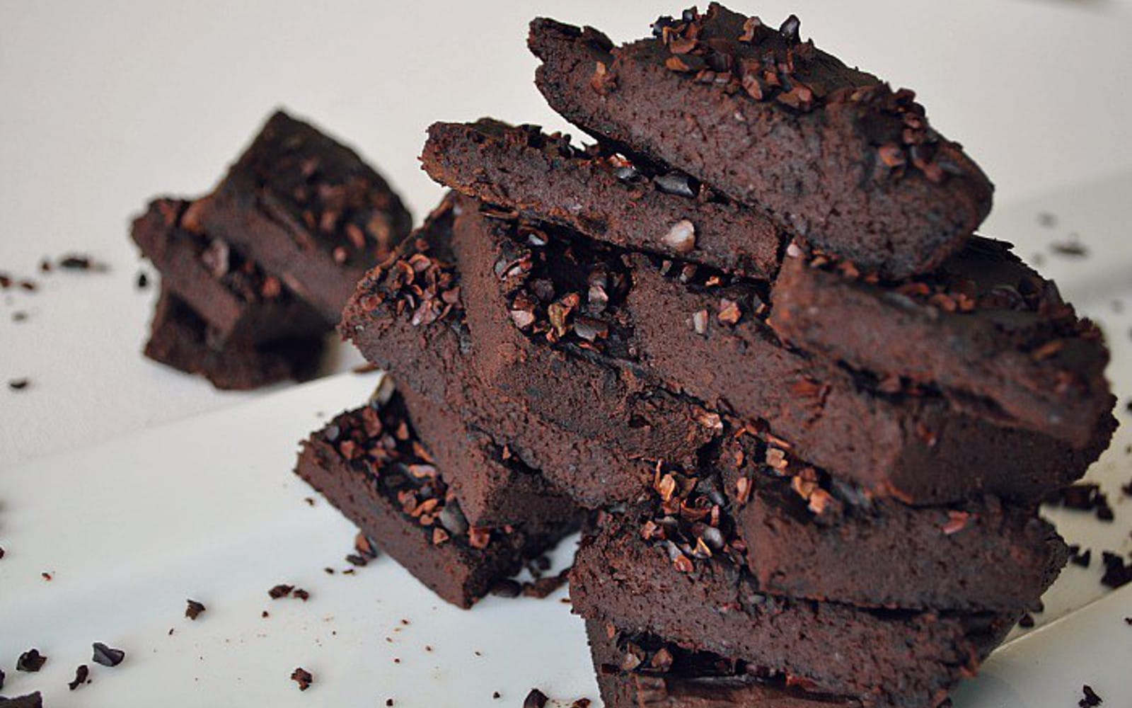 Avocado Black Bean Flourless Brownies