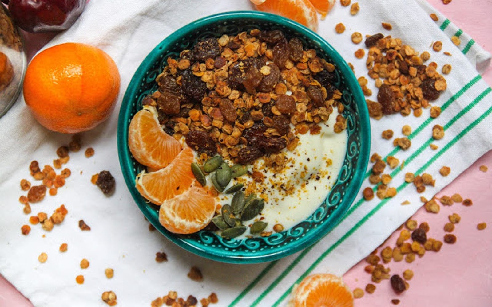 Grain Free Spiced Lentil Granola c