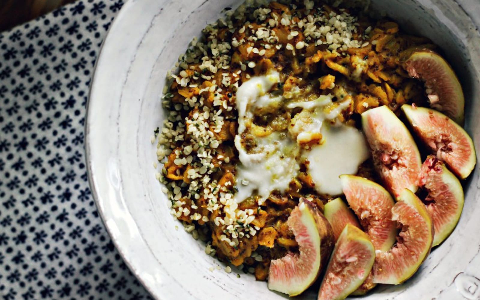 Toasted Golden Milk Oat and Teff Porridge