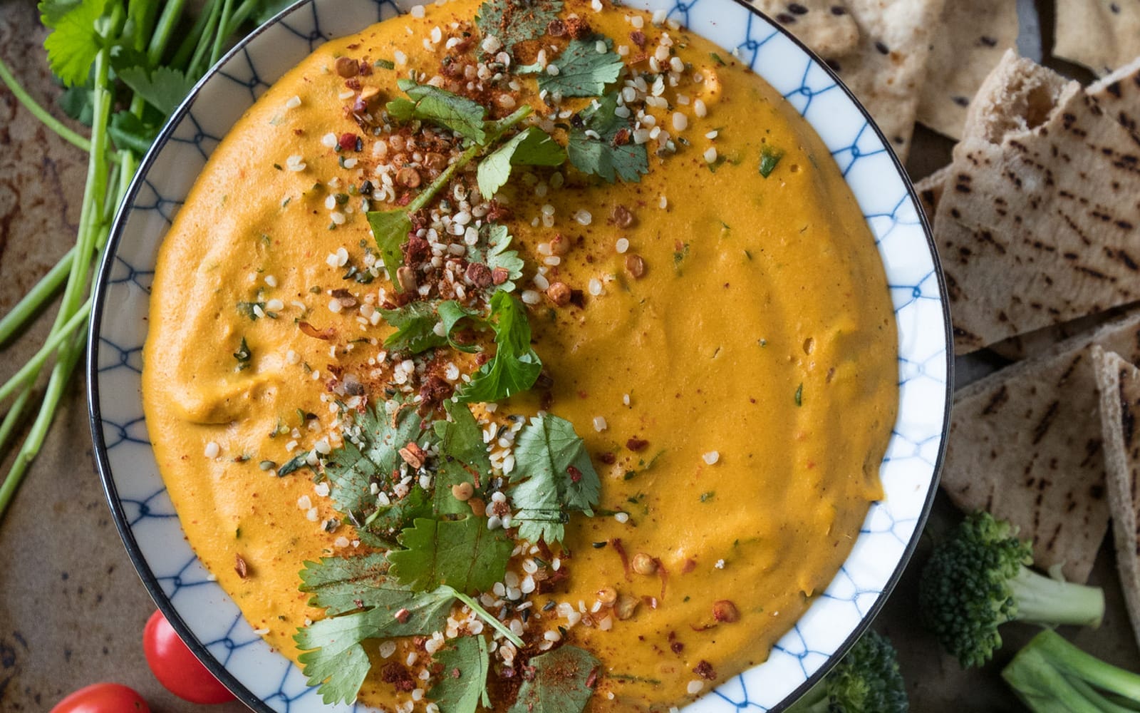 Curried Tahini and Potato Dip