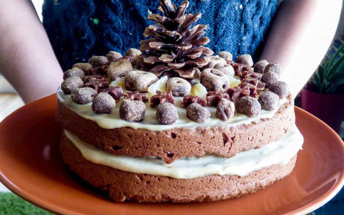 Chocolate, Orange, and Ginger Cake