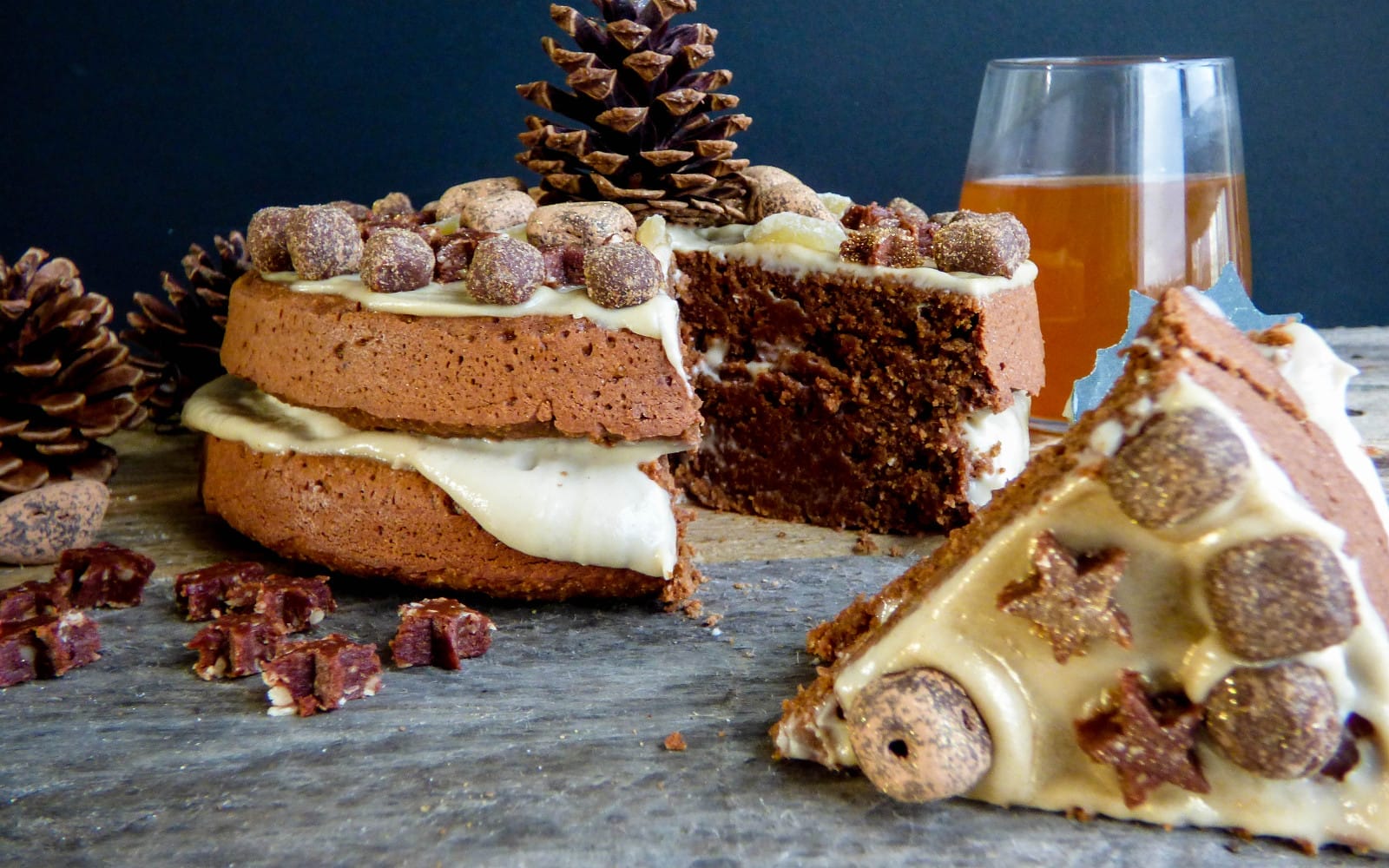 Chocolate, Orange, and Ginger Cake