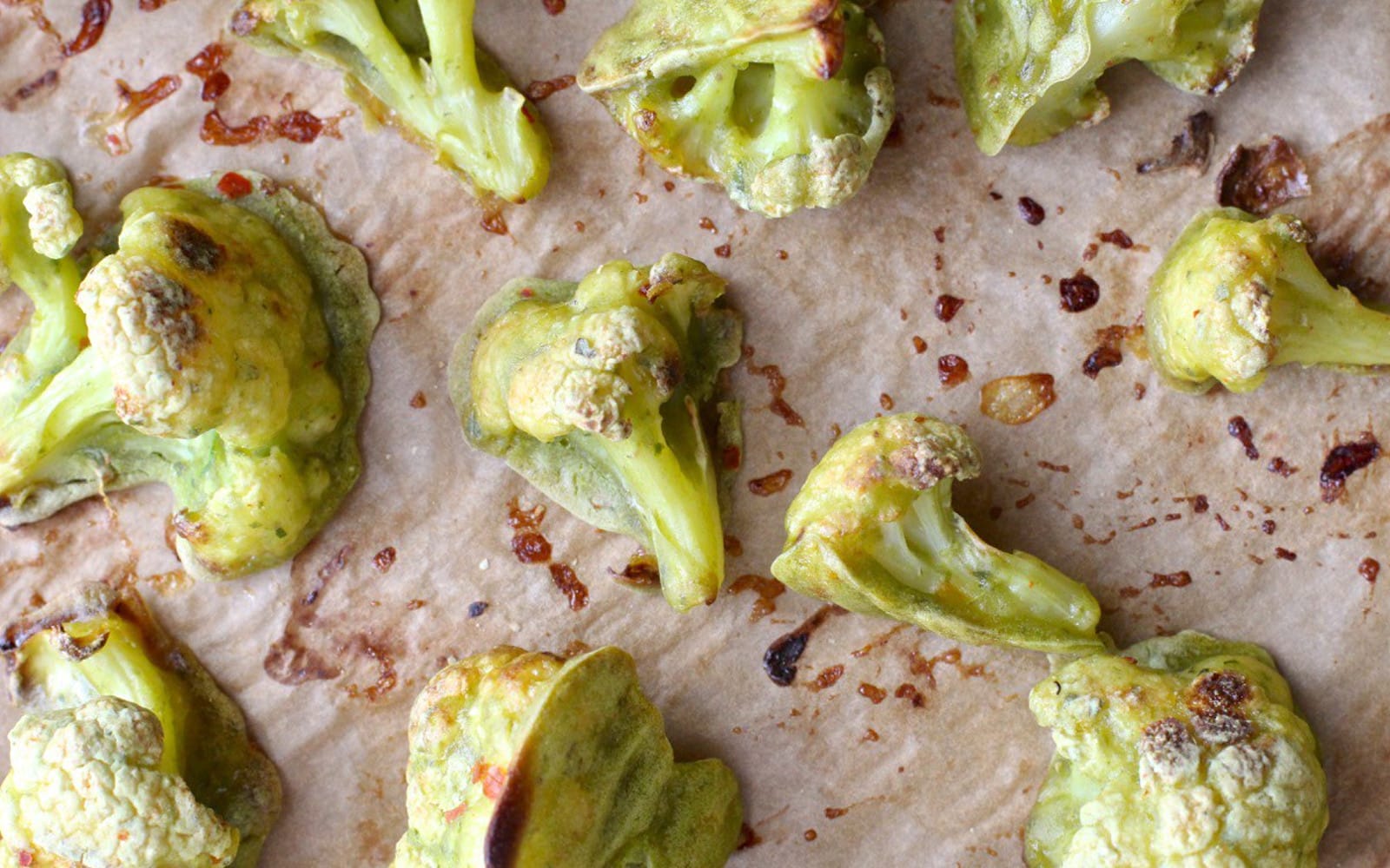 Green Cauliflower Wings With Spicy Orange Glaze - One Green Planet