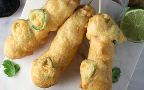 Jalapeno Corn Dogs - One Green Planet