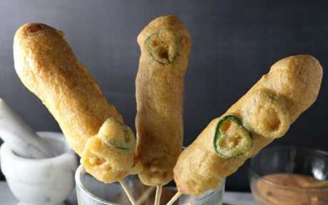 Jalapeno Corn Dogs - One Green Planet