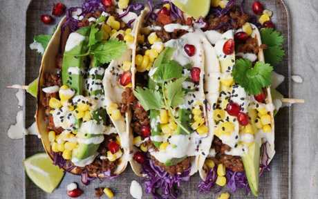 Smokey Adobo Lentil Tacos