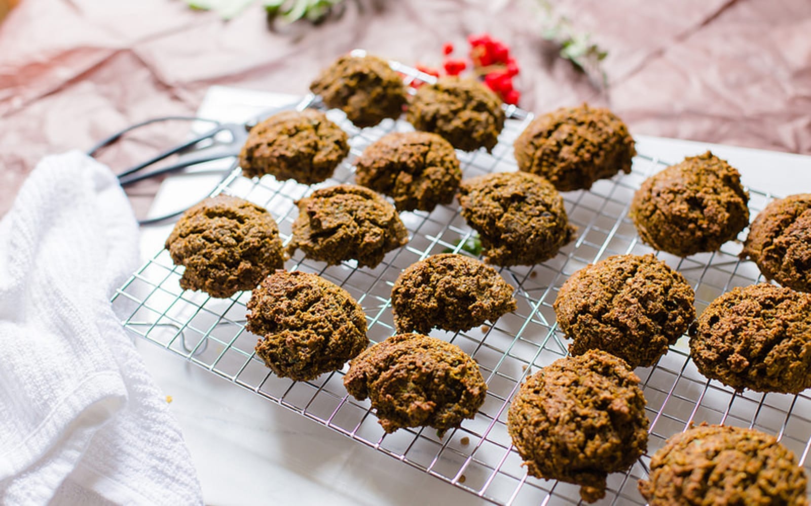 Baked Lentil Falafel b