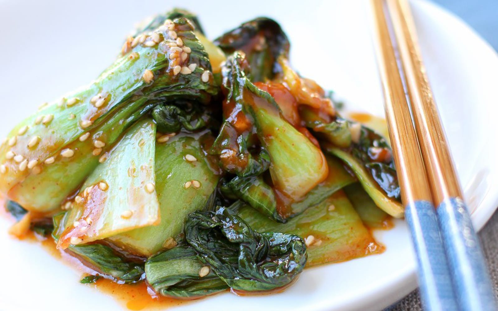 Bok Choy Namul: Korean Bok Choy
