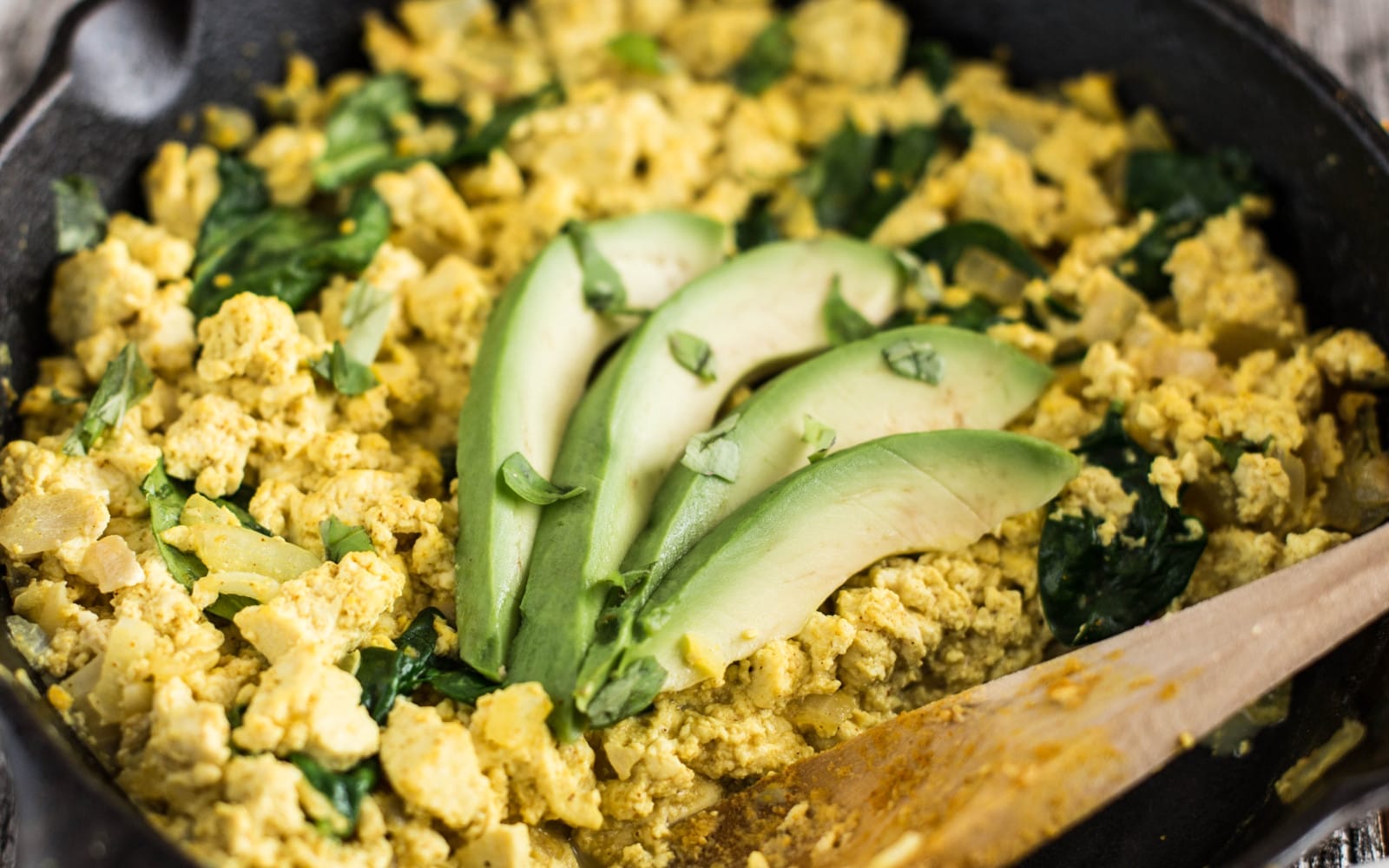 "Cheesy" Tofu Scramble