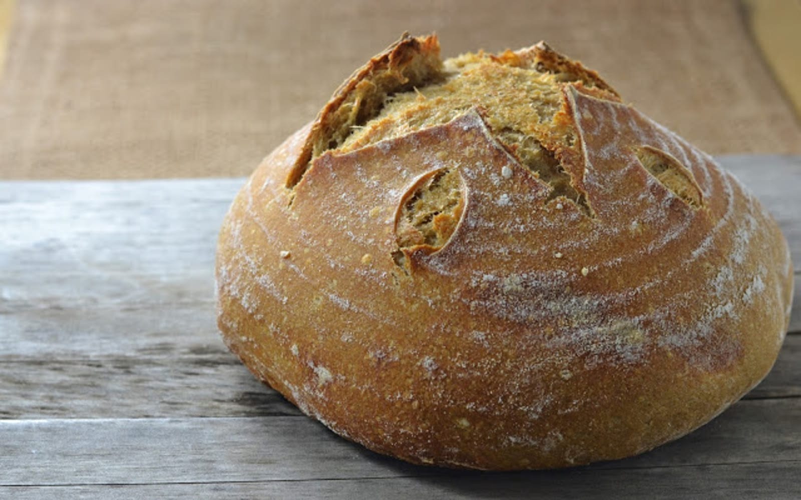 Whole Wheat Sourdough Boule