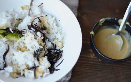 Savory Seaweed Rice Breakfast