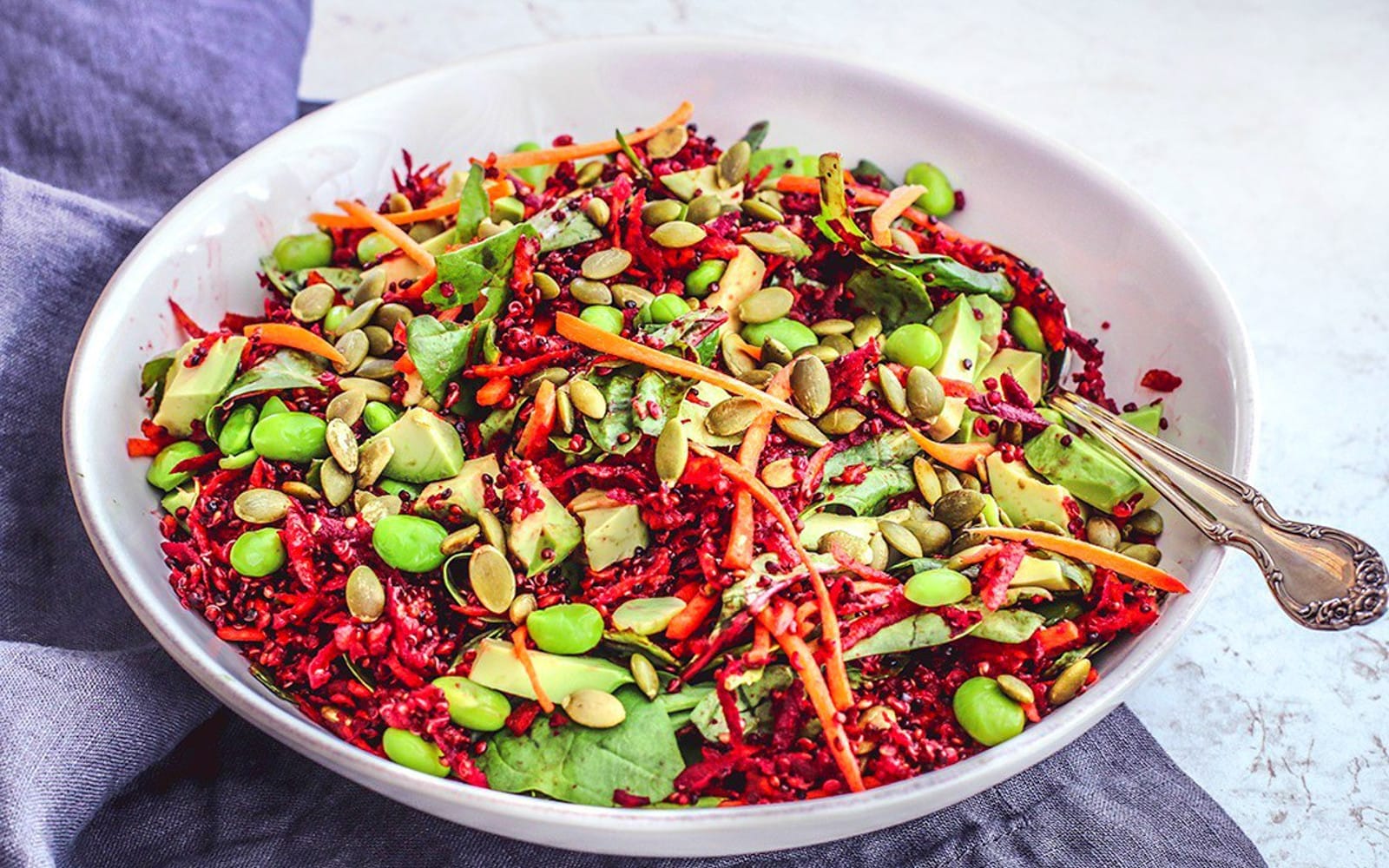 Bright Beet Salad With Quinoa and Toasted Pepitas