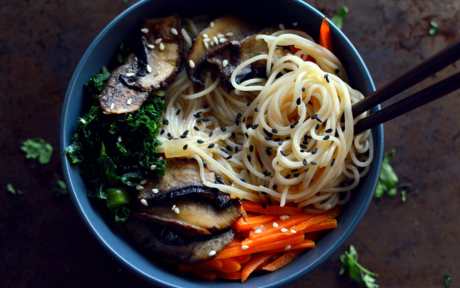Sesame Portobello Ramen