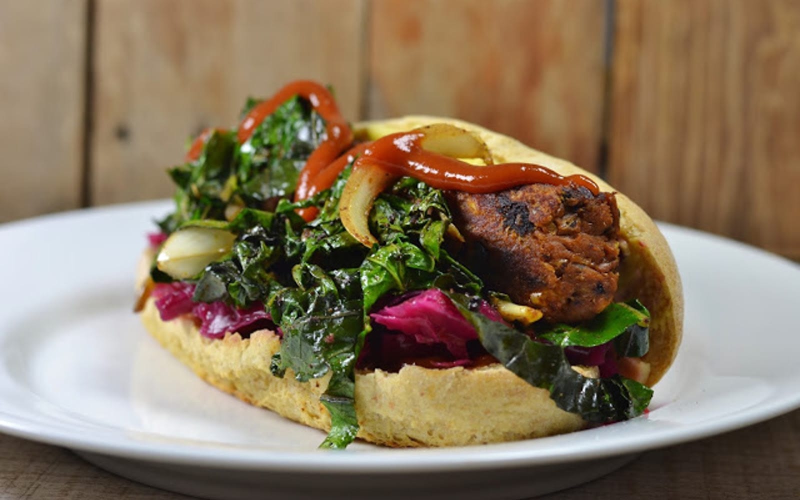 Black Bean Sausages with Homemade Buns