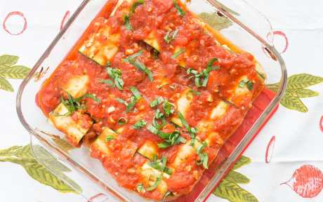 zucchini lasagna roll-ups