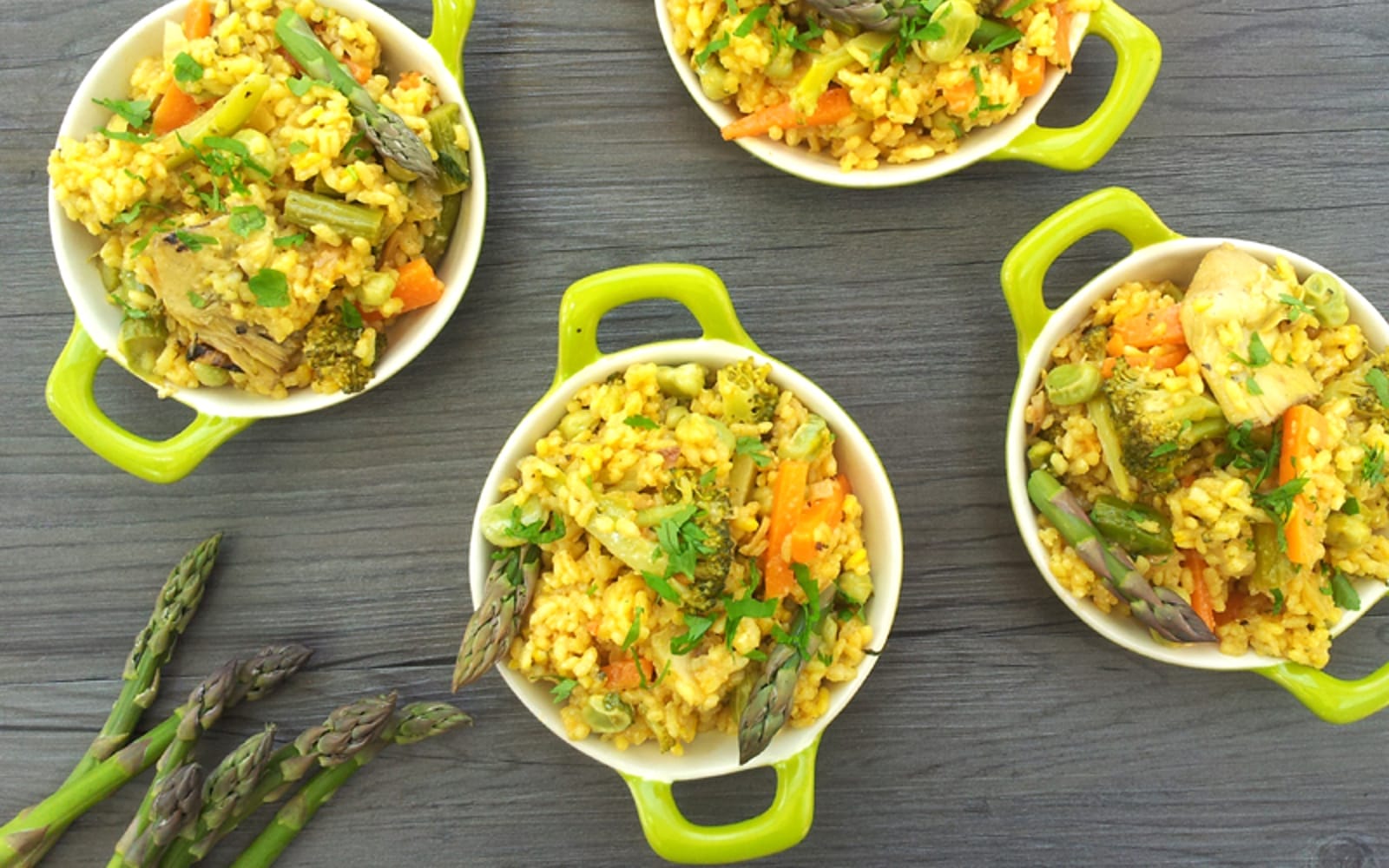 Spring Vegetable Paella
