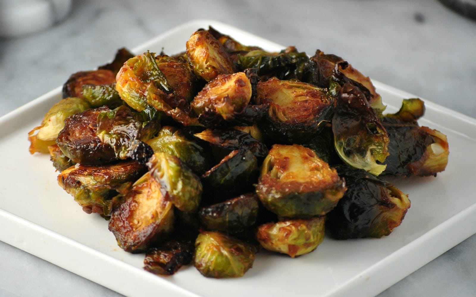 BBQ Brussels sprouts