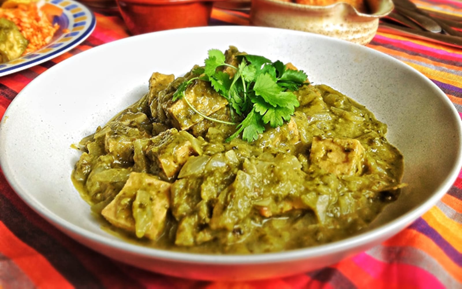 Mexican Green Chili With Tofu