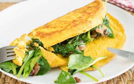 Vegan omelet