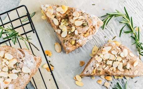 Pineapple vegan scones