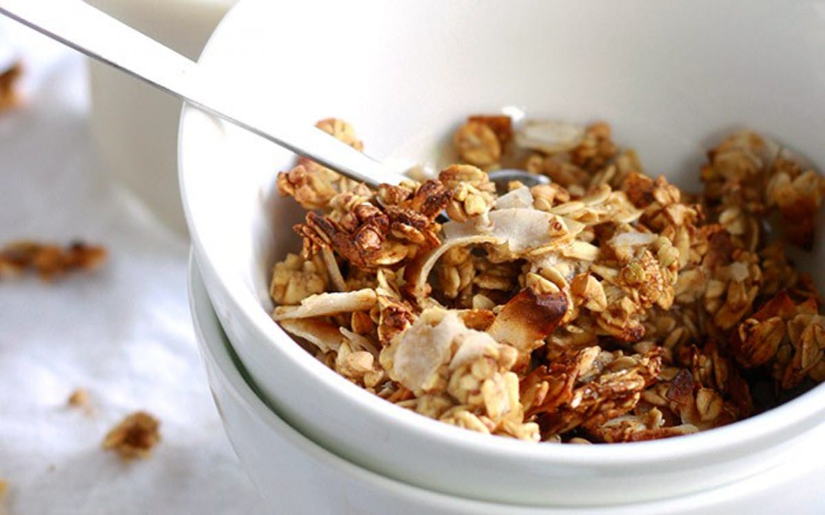 Caramelized Banana Granola