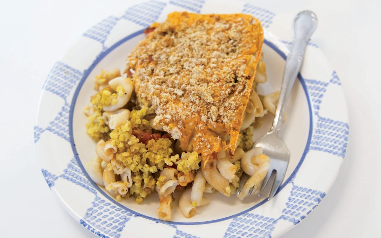 Cheesy Oil-Free and Dairy-free Macaroni Casserole