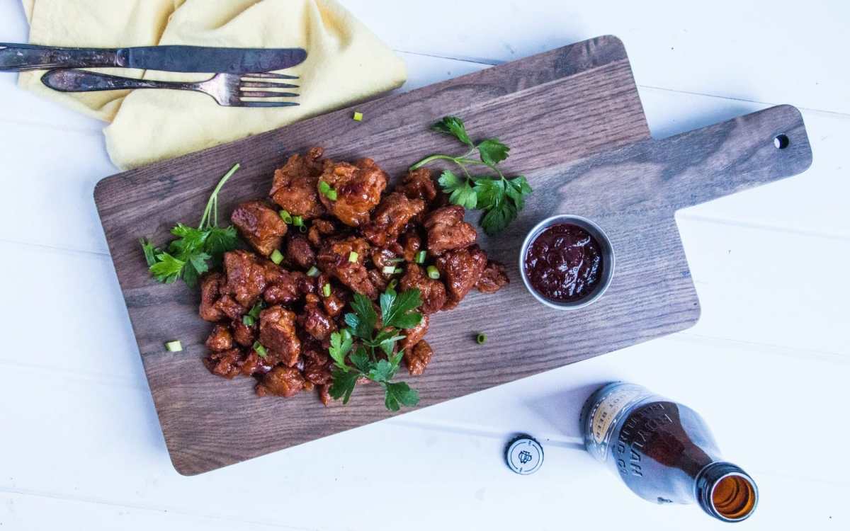 Vegan Root Beer BBQ Seitan &lsquo;Wings&rsquo;