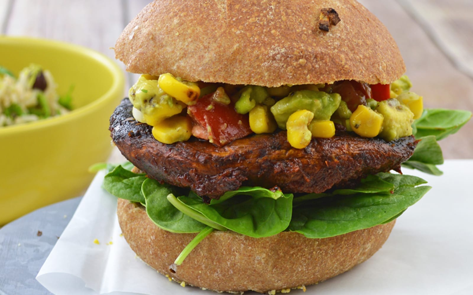 Portobello Adobo Burger