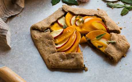 Butternut Squash and Apple Galette with Sage
