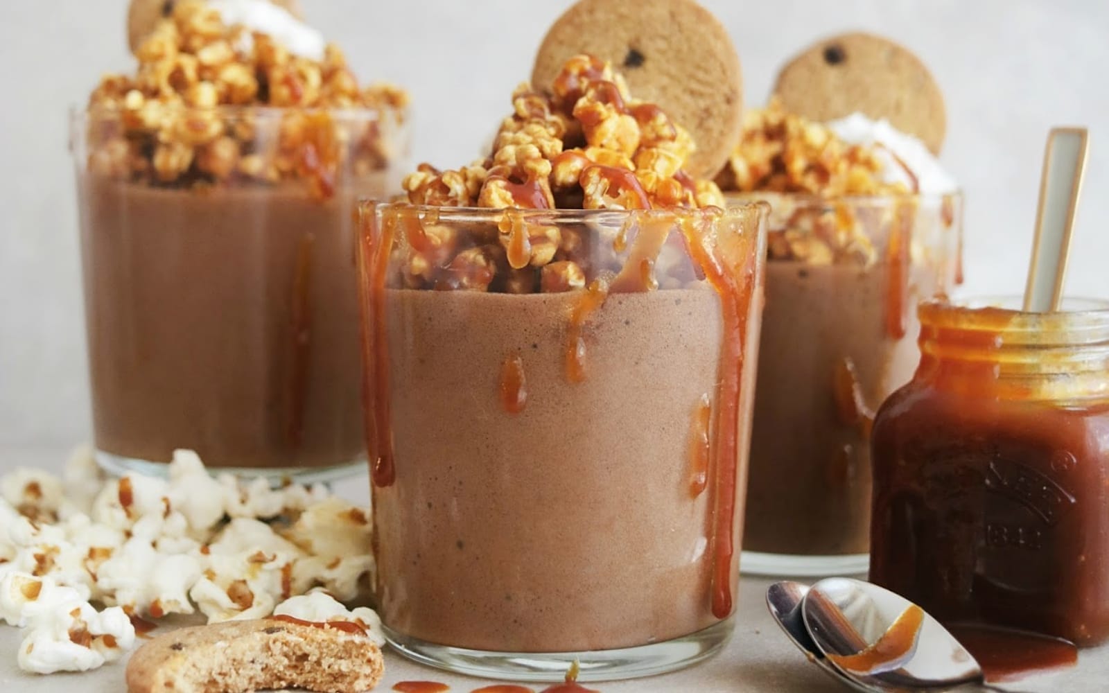 Vegan Salted Caramel Chocolate Mousse