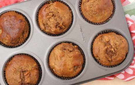 Vegan Nut-Free Pear Protein Muffins 1