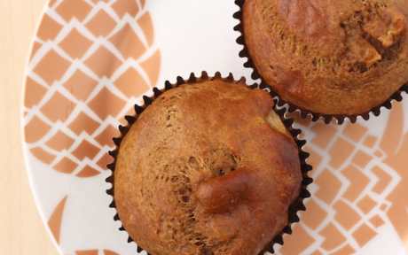 Vegan Nut-Free Pear Protein Muffins 2