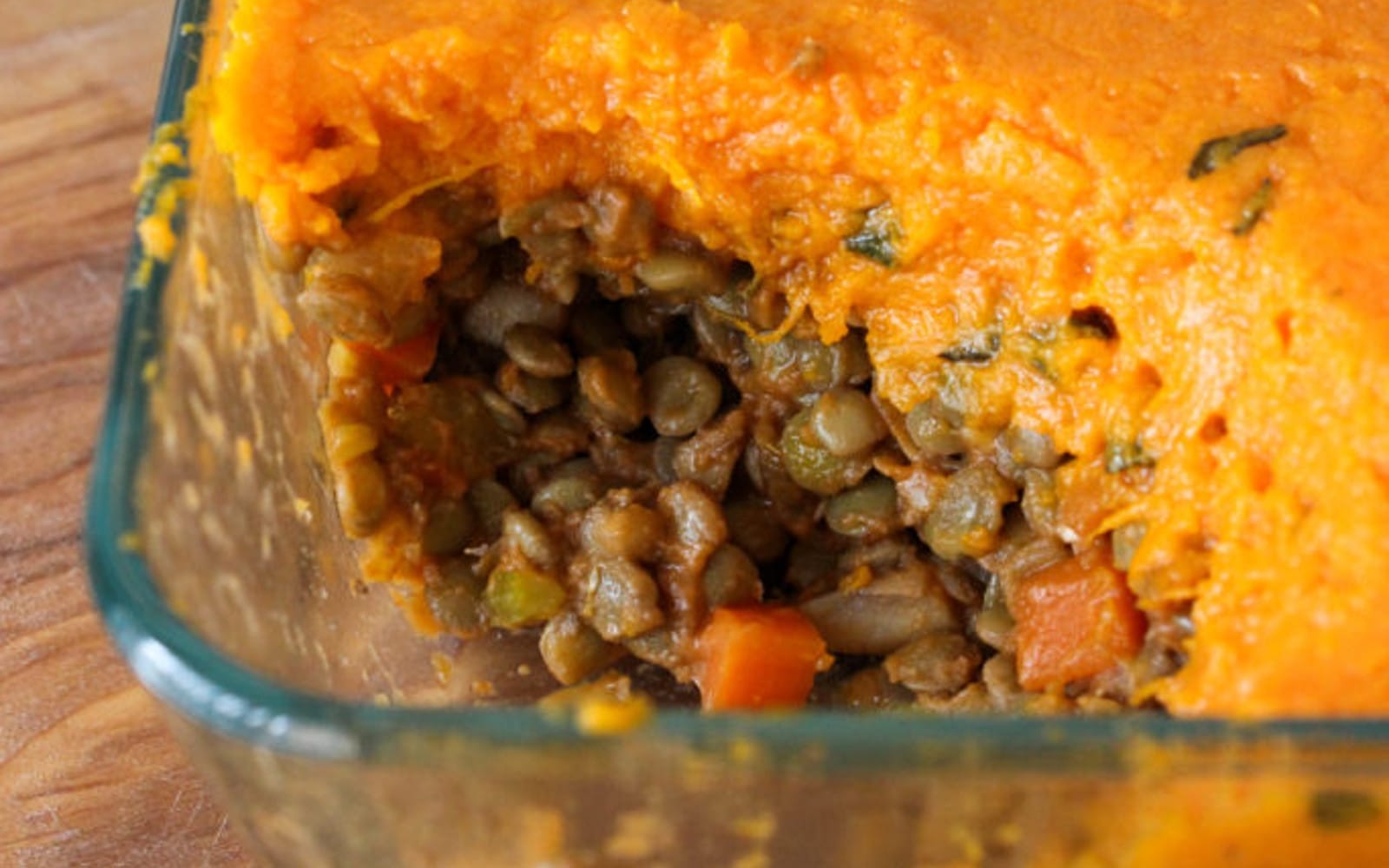 Sweet Potato and Sage Lentil Shepherds Pie