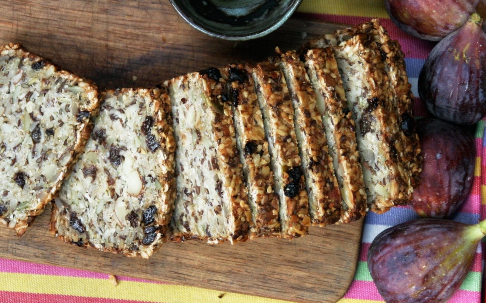 Vegan Gluten-Free Power Bread With Sunflower Seeds, Flax Seeds, Sesame Seeds, and Pumpkin Seeds