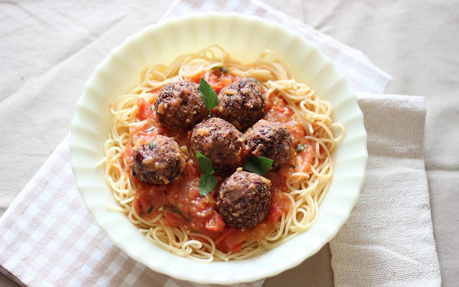 Red Bean Meatballs [Vegan]