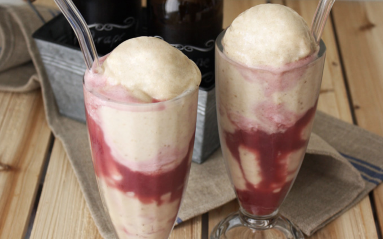 Raw Kombucha Banana Ice Cream Float - One Green Planet