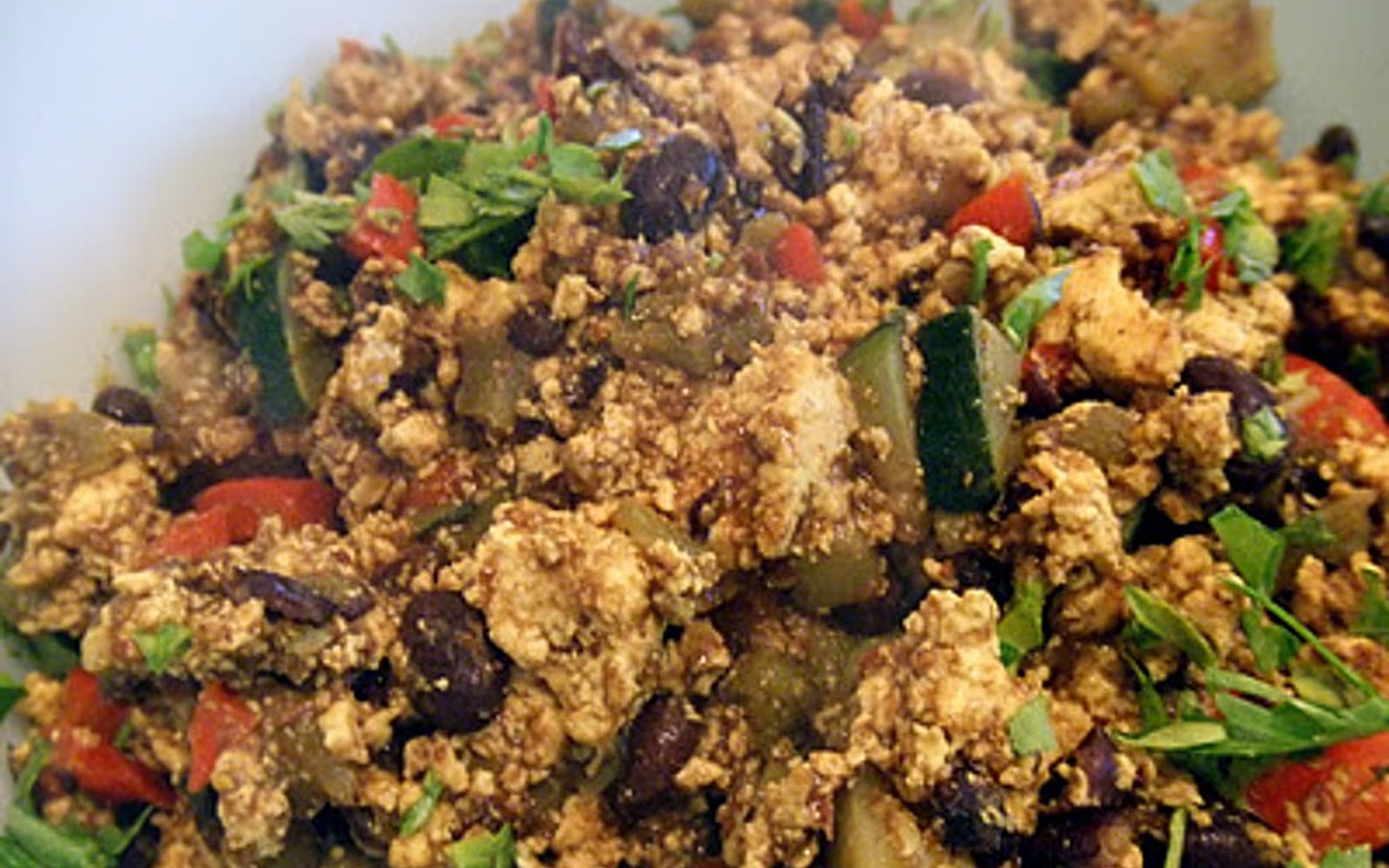 Mexican tofu scramble