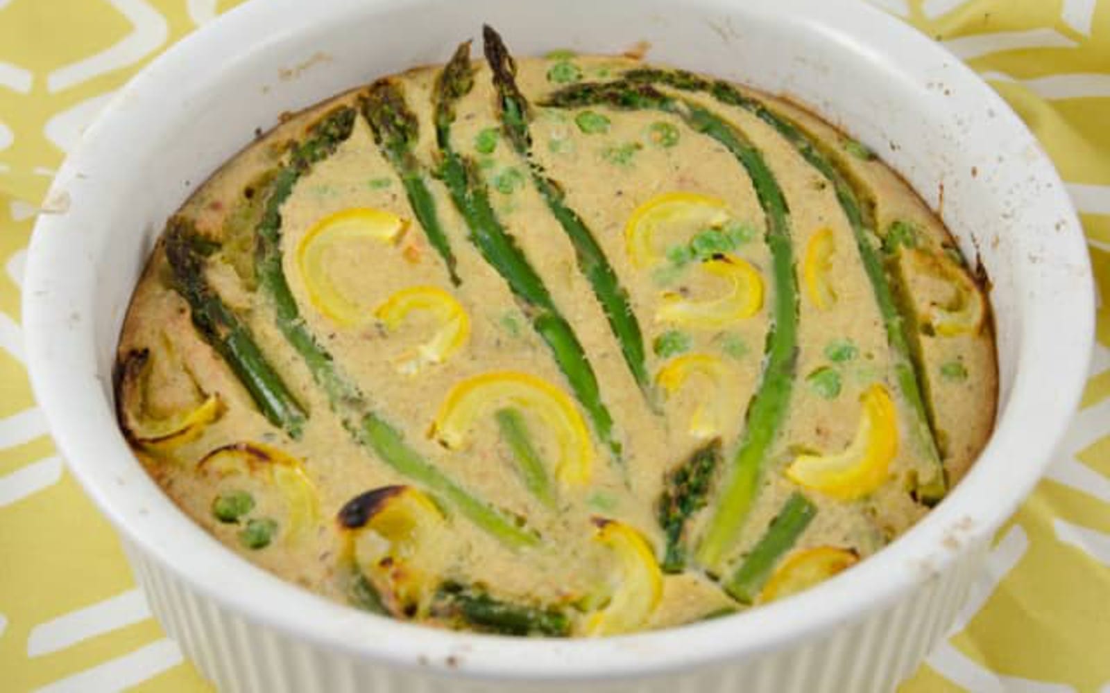 Vegan Chickpea Asparagus Frittata