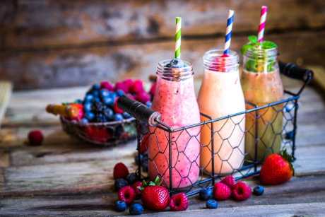 vegan smoothie paper straws