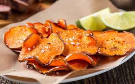 homemade organic baked chips